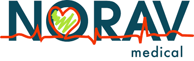 Erfahren Sie hier mehr über die EKG-Geräte von Norav Bild: Norav Logo