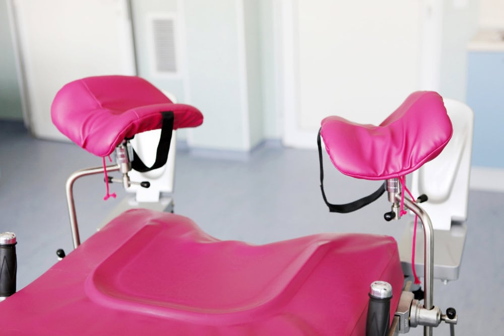 Gynstuhl für den vaginalen Ultraschall