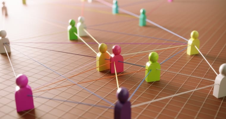 board game pieces attached by strings