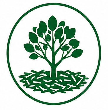Green tree icon representing growth and sustainability.