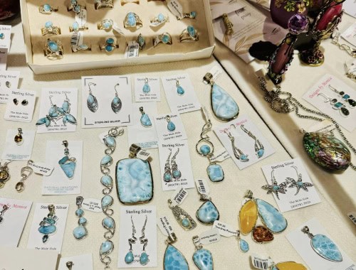 classic blue earrings necklaces and bracelets