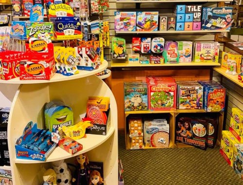 large assortment of games