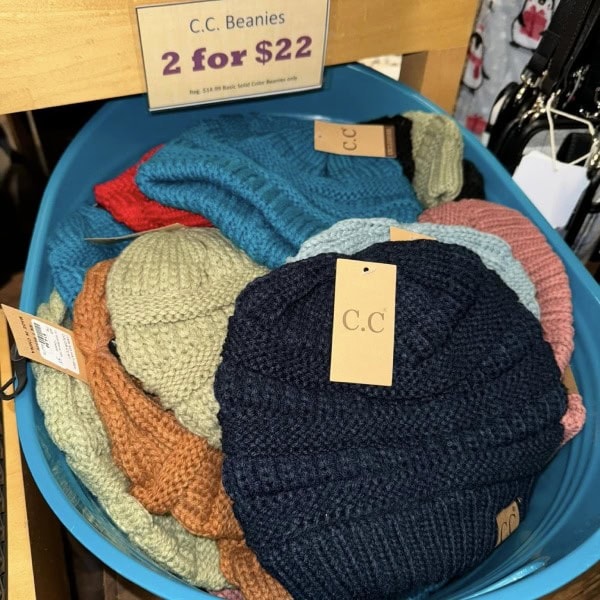 multi colors of CC beanies