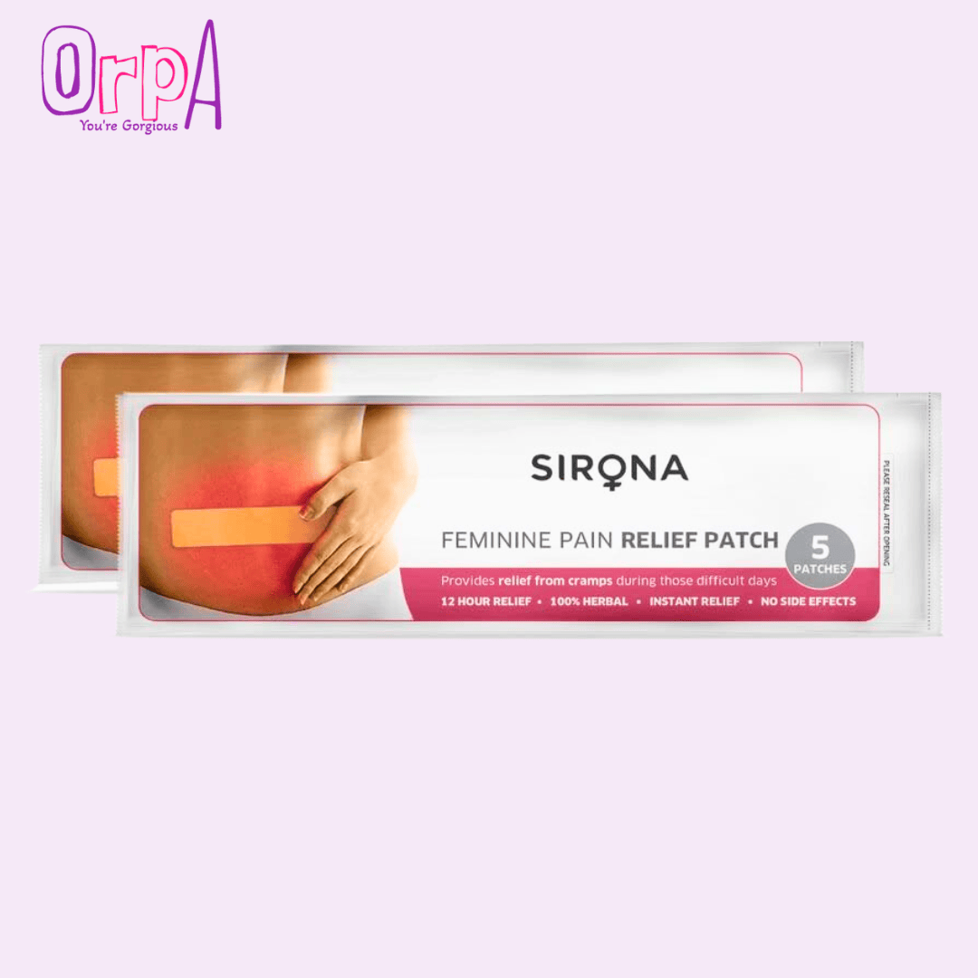 Sirona Period Pain Relief Patches Orpa