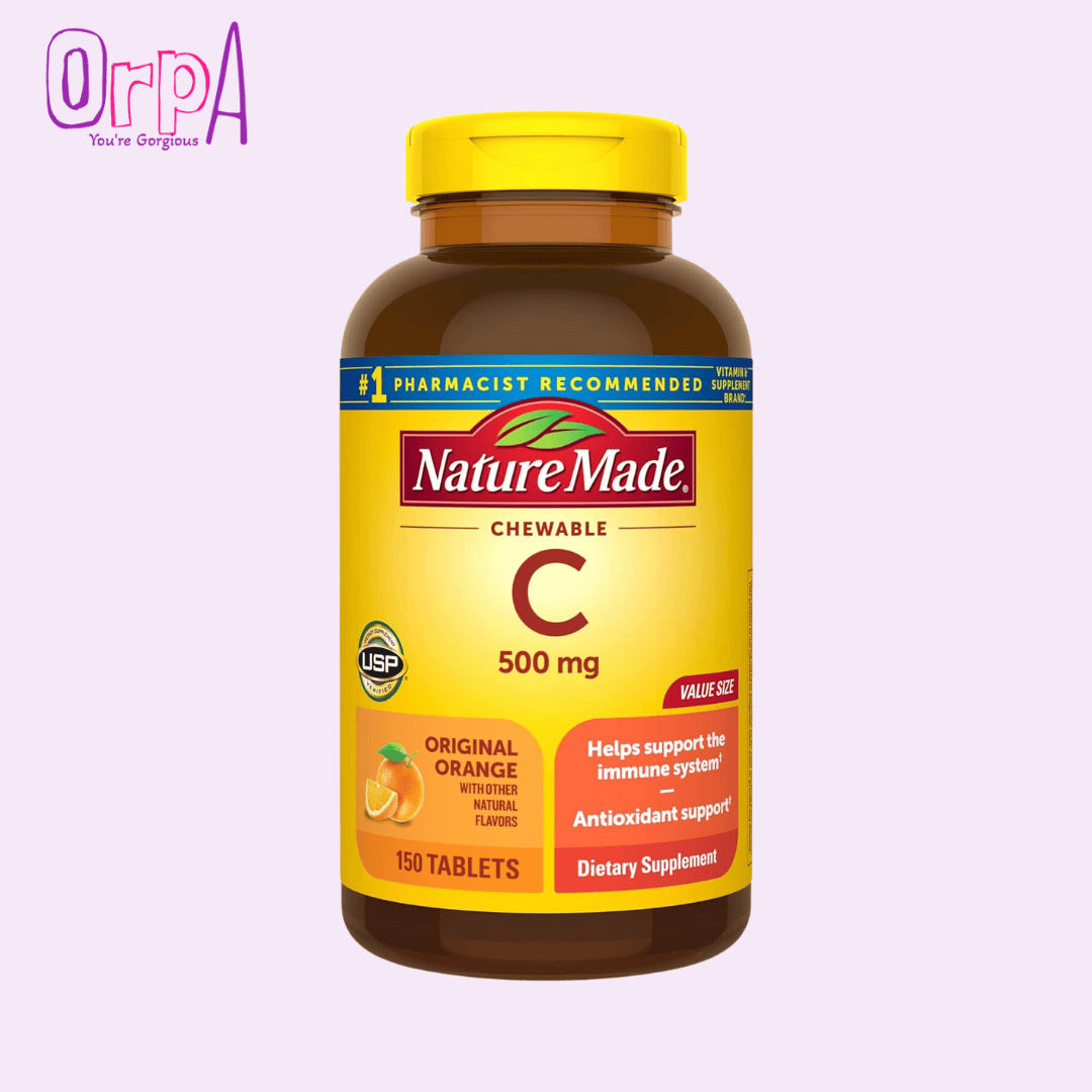 Nature Made Chewable Vitamin C 500 mg 150 Tablets Orpa