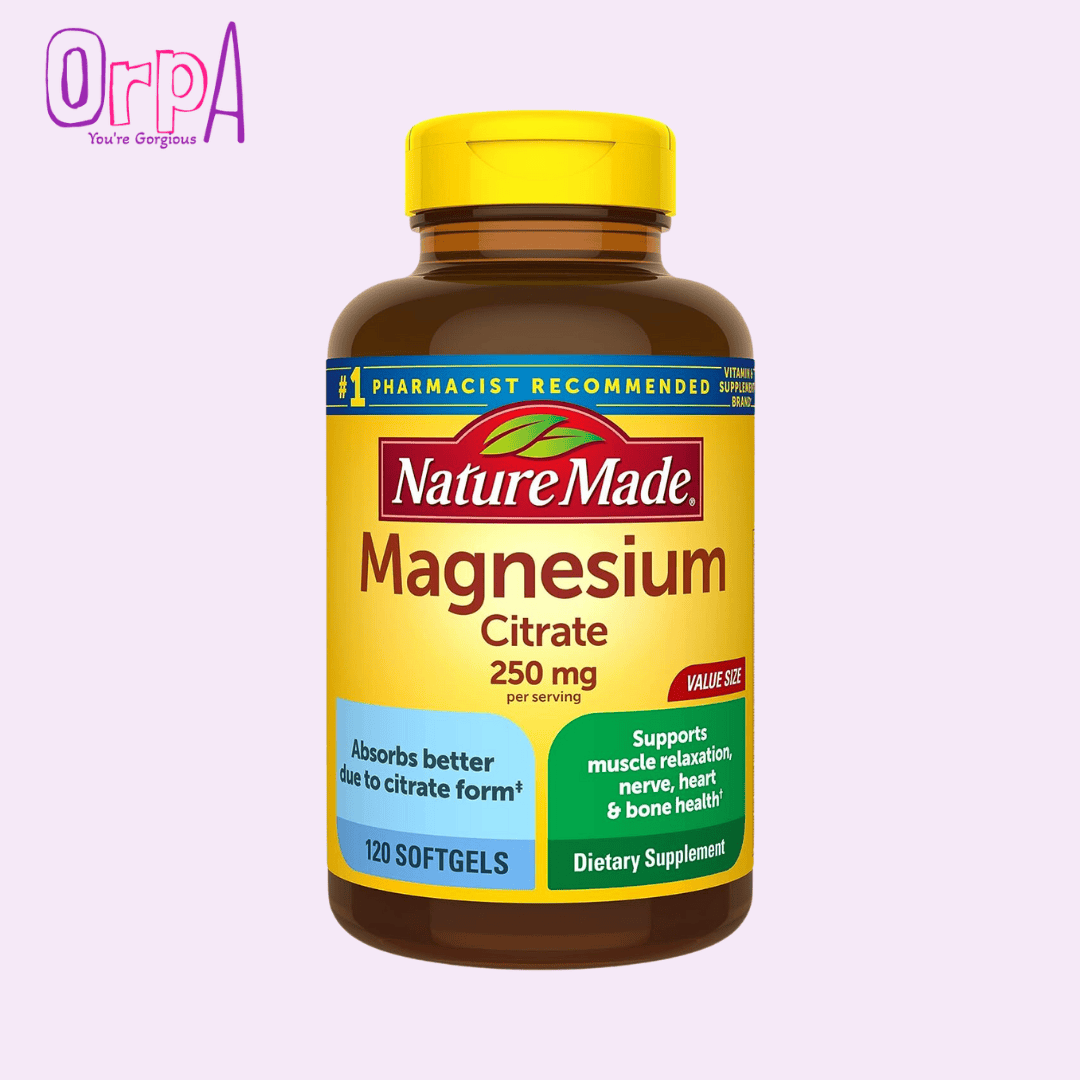 Nature Made Magnesium Citrate 250 Mg 120 Softgels Orpa