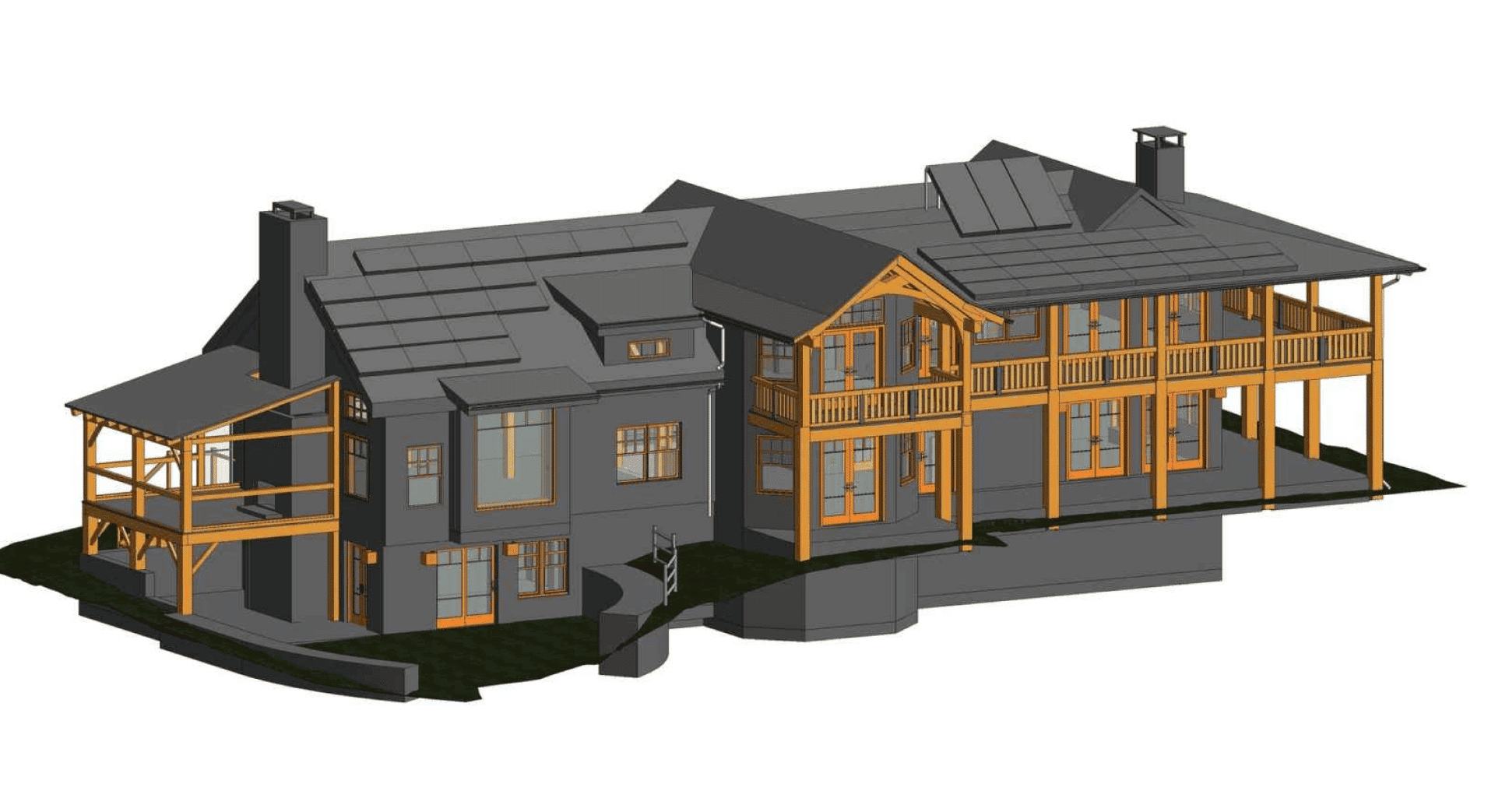 lidar scan of large luxury home