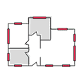 BIM Floorplan coloricon