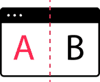 split testing icon