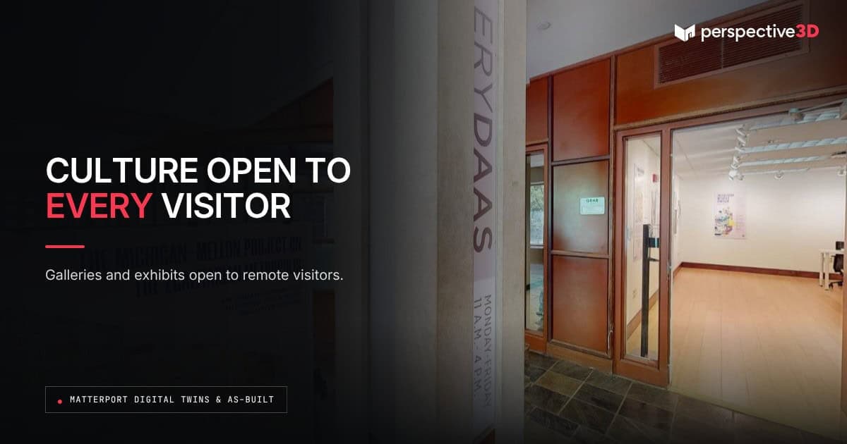 Culture open to every visitor — ArtPrize digital accessibility with DisArt: a Matterport gallery walkthrough of an exhibit space