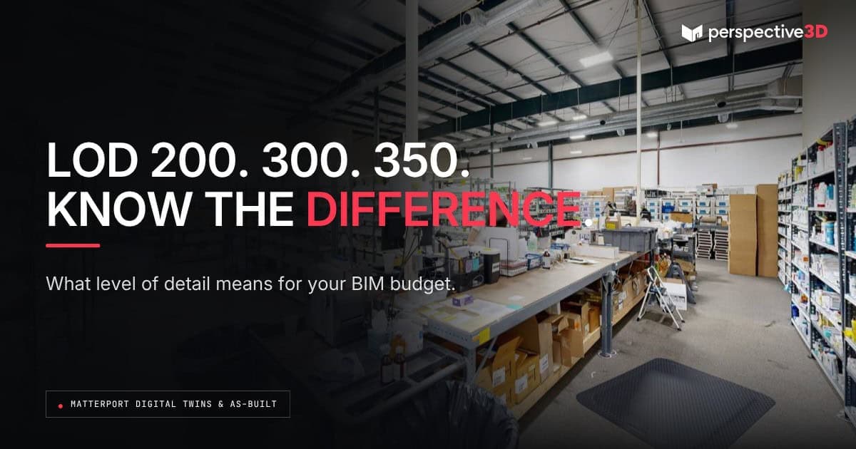 Understanding LOD: What Level of Detail Means in BIM from Reality Capture