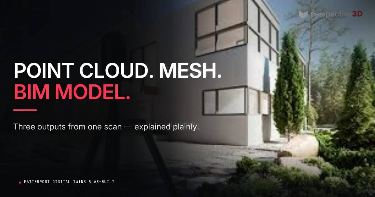 Point Clouds, Meshes, and BIM Models: A Plain-English Comparison