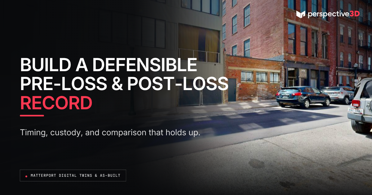 Urban building damage assessment for pre-loss and post-loss records.