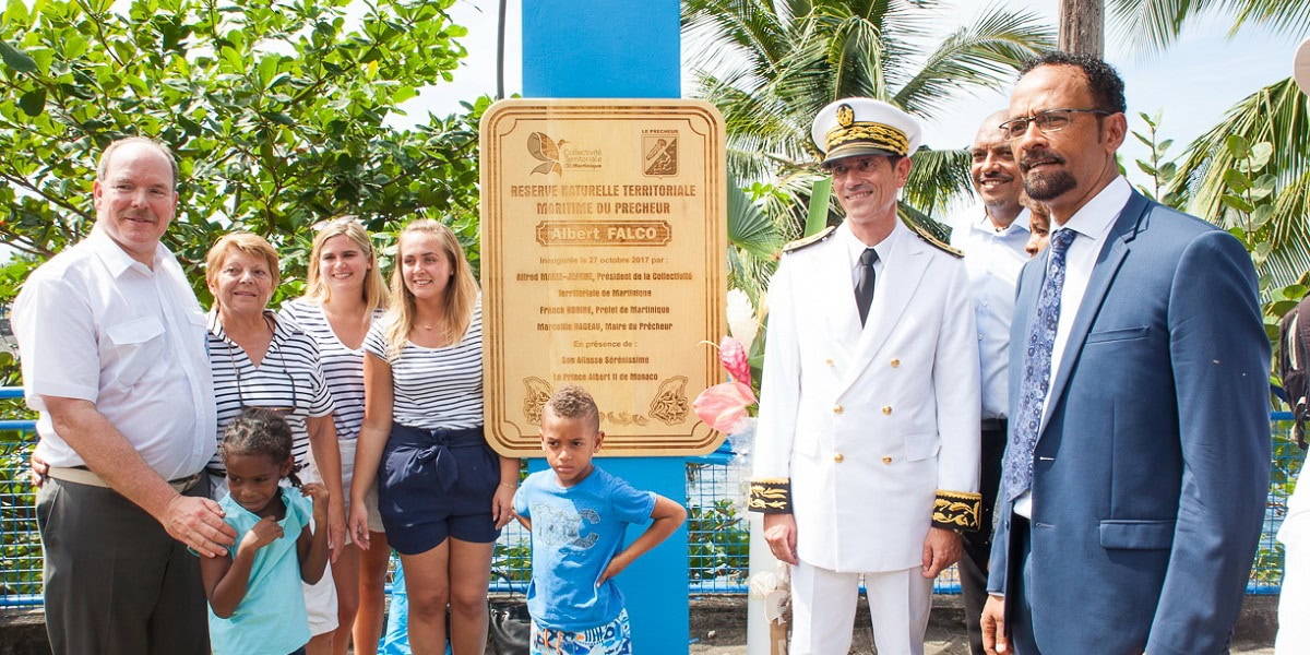 Inauguration de la Réserve Naturelle Marine du Prêcheur, mettant en valeur la biodiversité sous-marine.