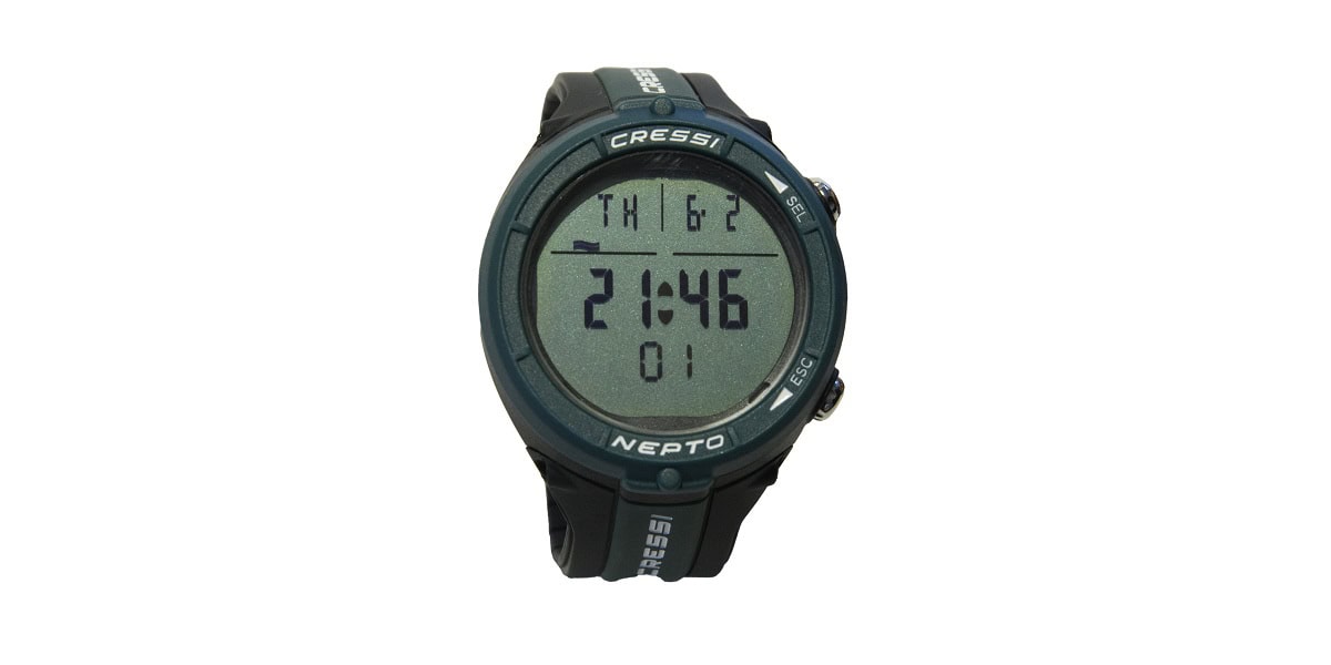 Montre de plongée Cressi Nepto, idéale pour les passionnés du monde sous-marin.