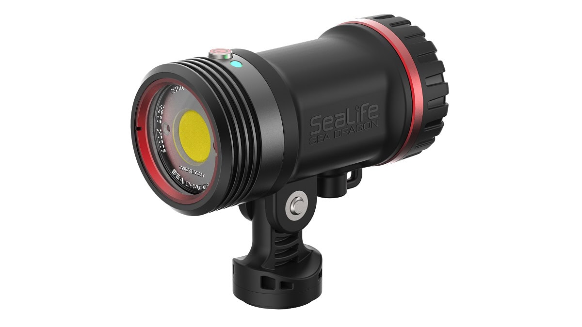 Projecteur sous-marin SeaLife, idéal pour la photographie et vidéo en milieu aquatique.