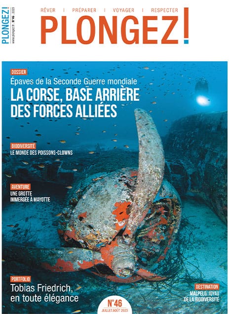 Explorez les mystères des épaves corses, témoins silencieux de la Seconde Guerre mondiale, dans un décor sous-marin fascin...
