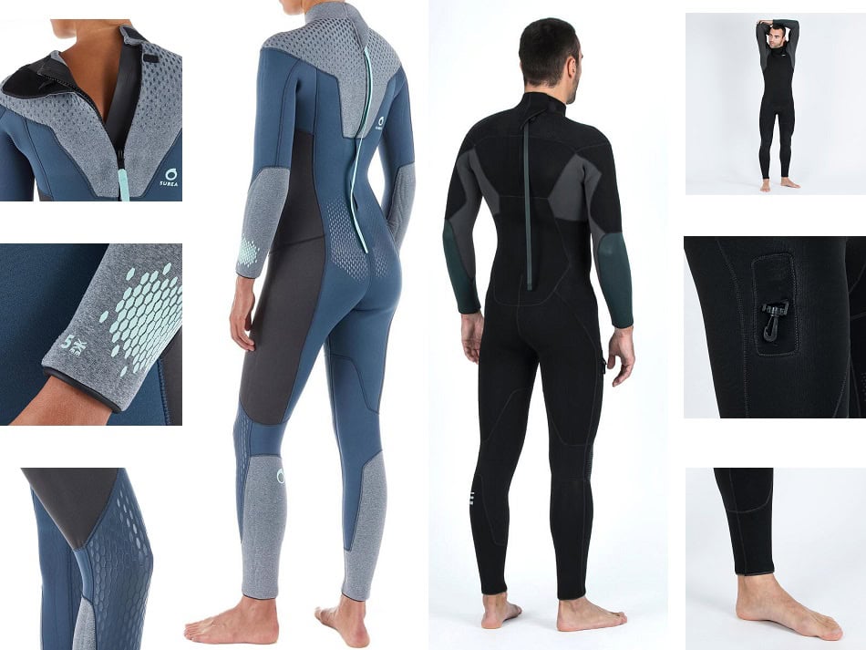 Combinaison Neoprene De Plongee Bouteille Scd 900 Femme 5 Mm(1)