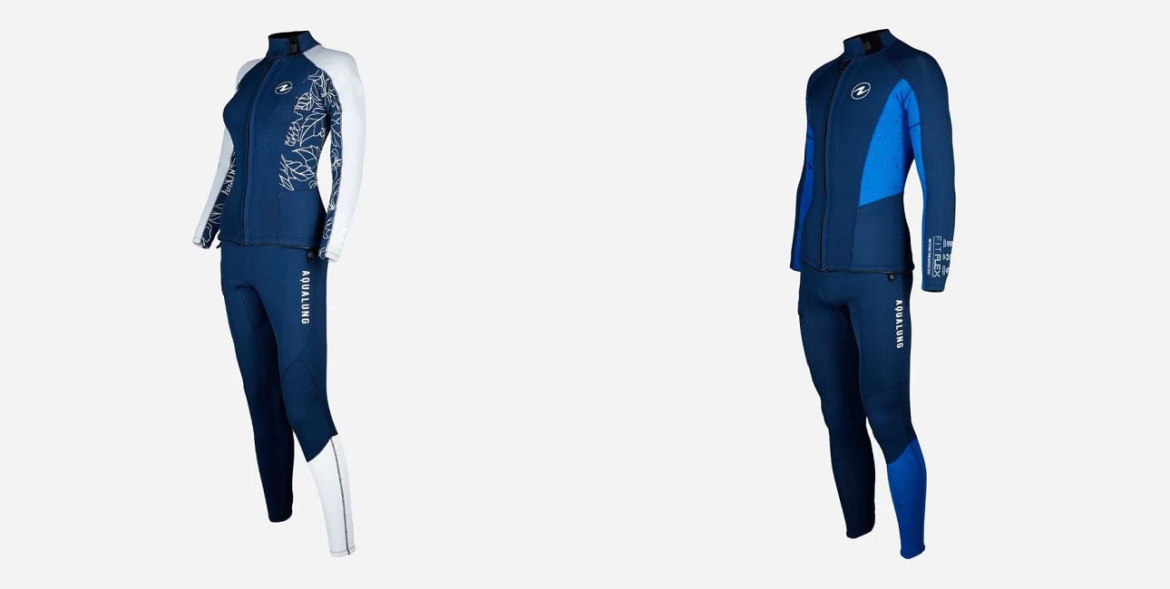 Combinaisons Aqua Lung Fitflex : élégance et confort pour une plongée optimale, alliant style et fonctionnalité sous-marine.