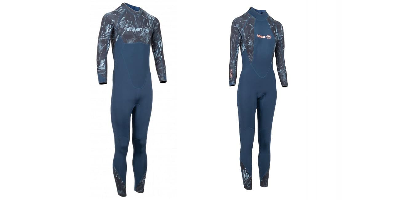 Combinaison de plongée Beuchat, idéale pour explorer les fonds marins avec confort et style. Mot-clé : exploration.