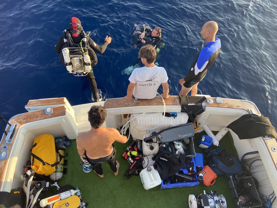 Film epaves tournage en mediterranee