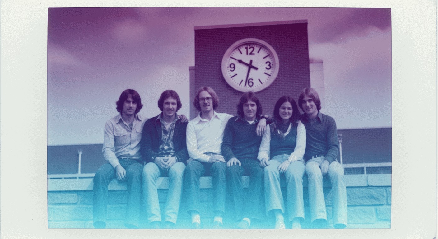 Retro 70s style photo representing the History of 420.