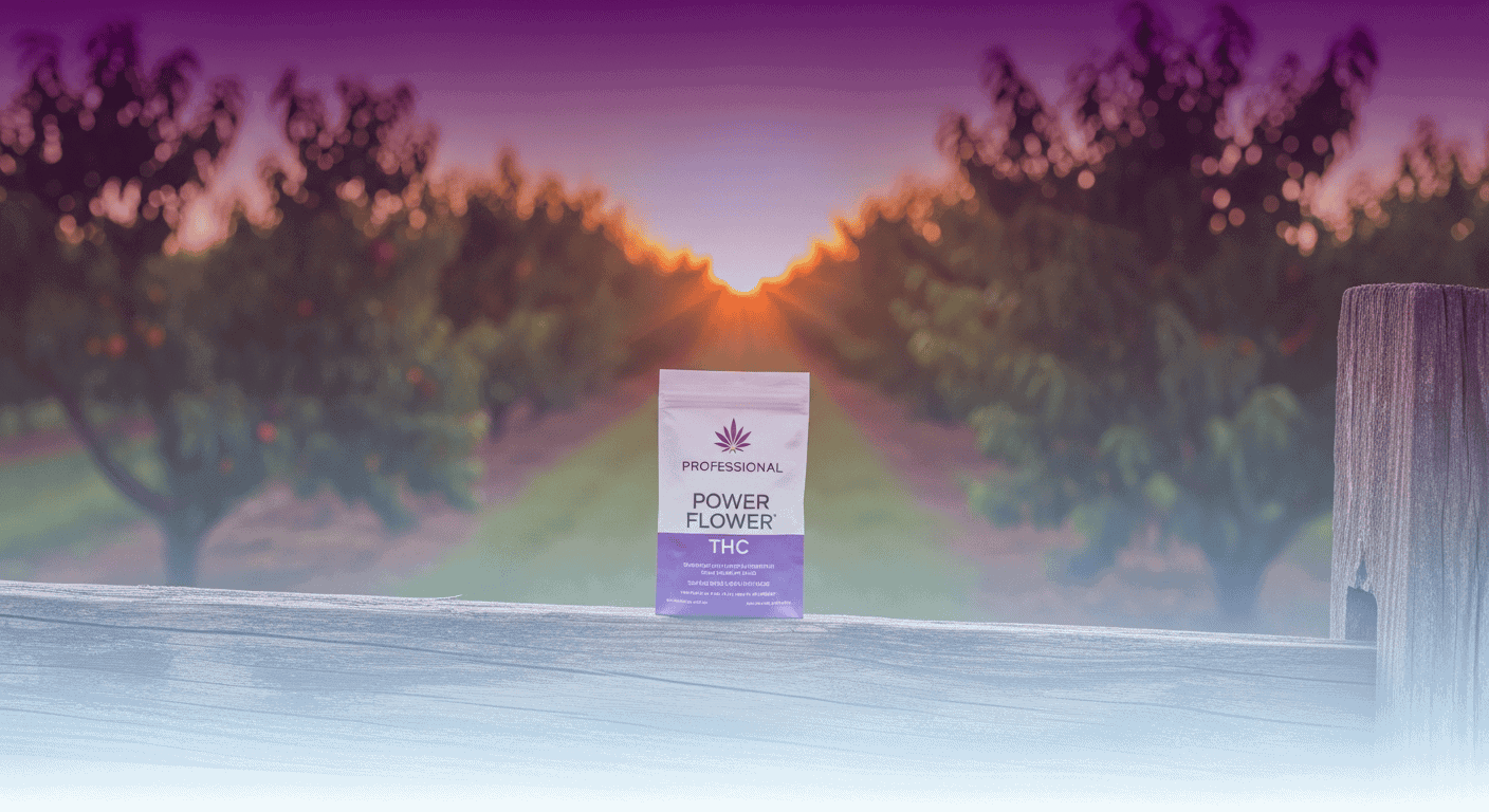 A legal THCA package being delivered to a home for Weed Delivery Georgia.