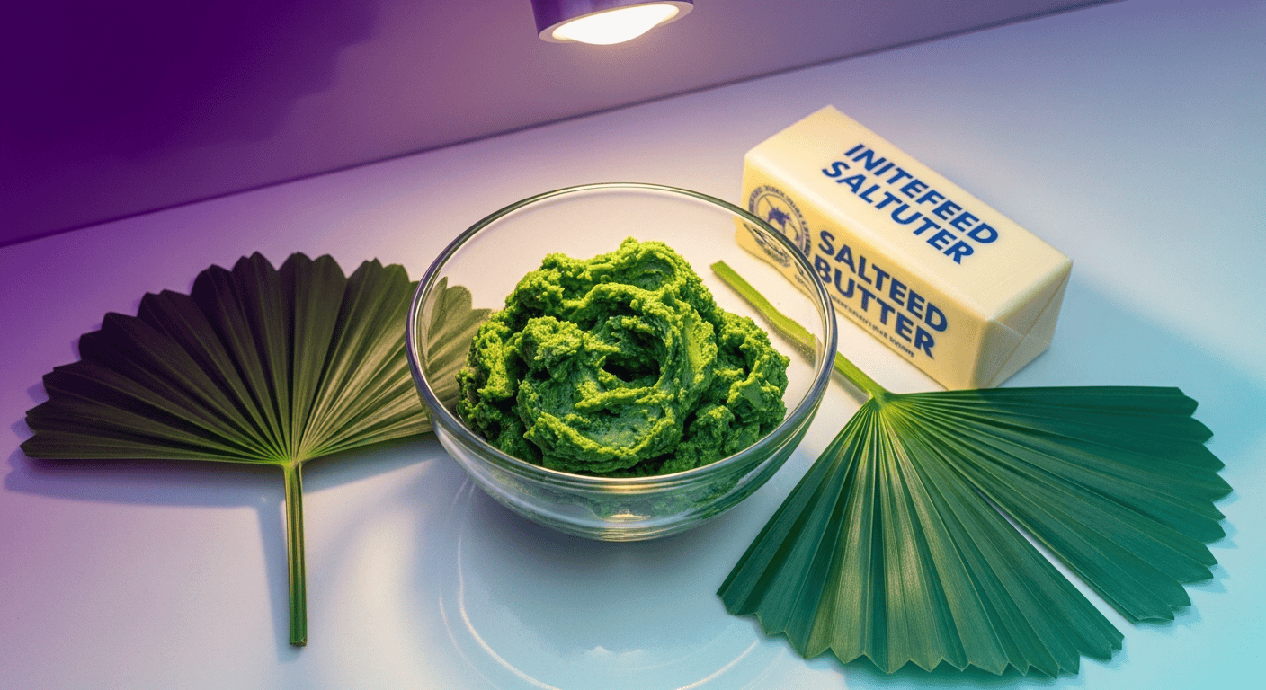 A step-by-step visual of the infusion process for users learning How to Make Cannabutter.