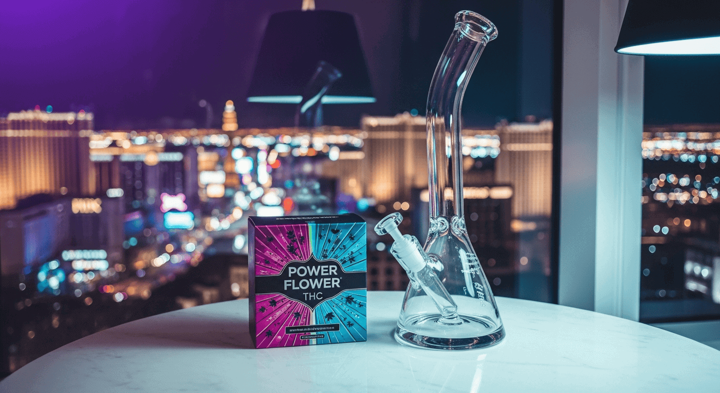 A customer receiving a legal Weed Delivery Las Vegas order at their hotel or home.