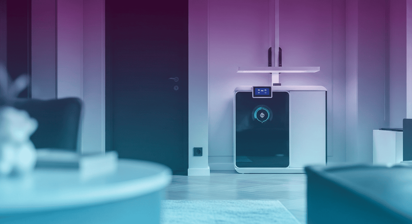 A smart, self-contained Automated Grow Box with app-controlled lighting and fans.