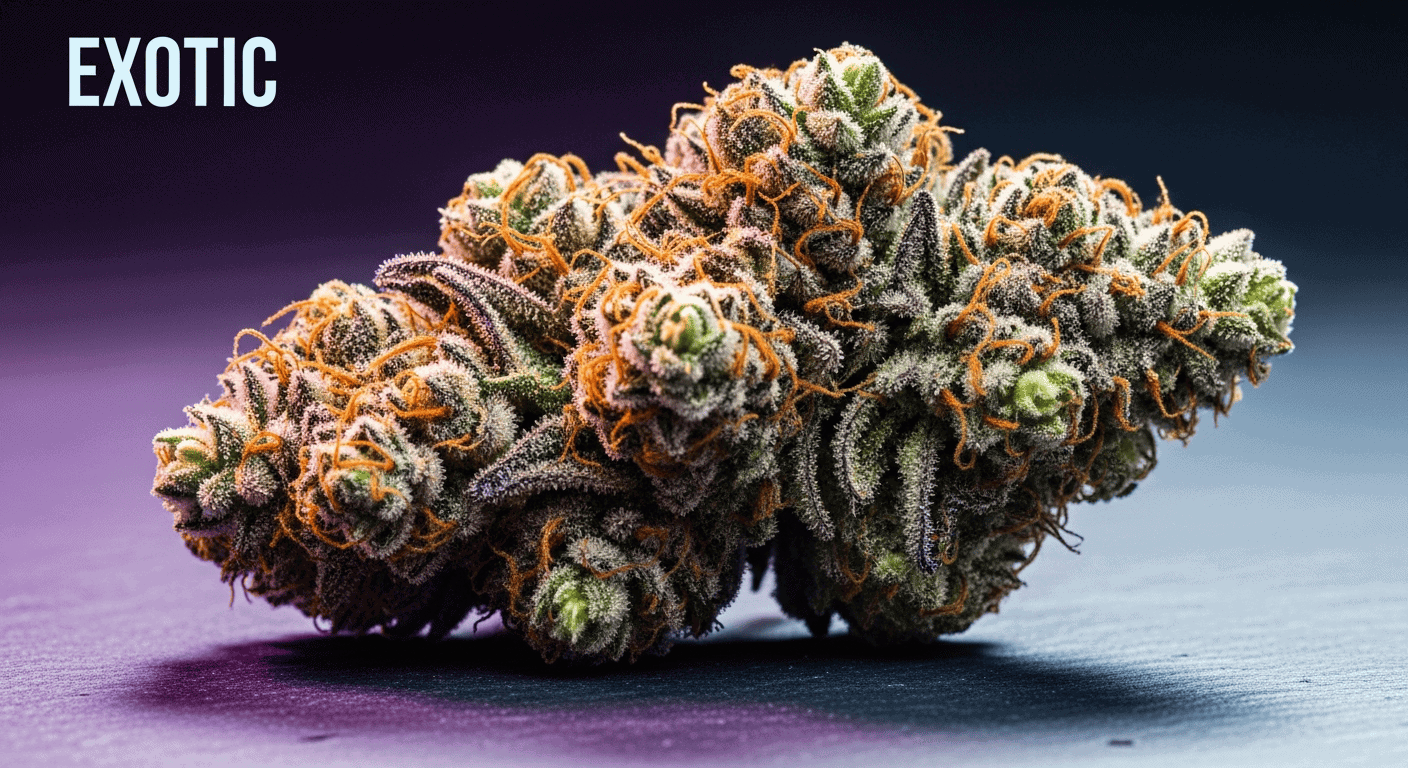 The iconic fuel-scented buds of the Sour Diesel Strain in a glass jar.