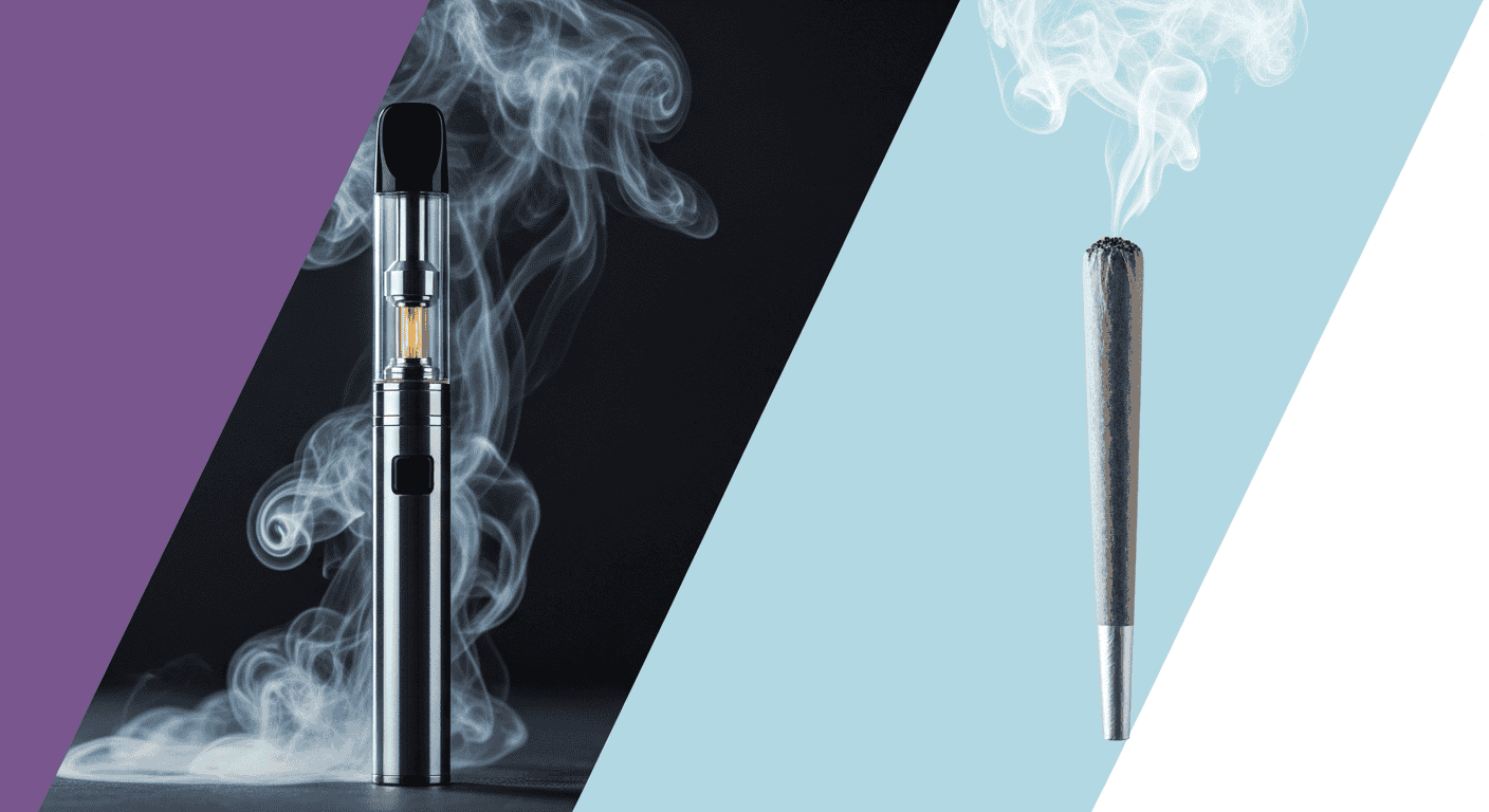 A lung health comparison chart for the Vaping vs Smoking debate in 2026.