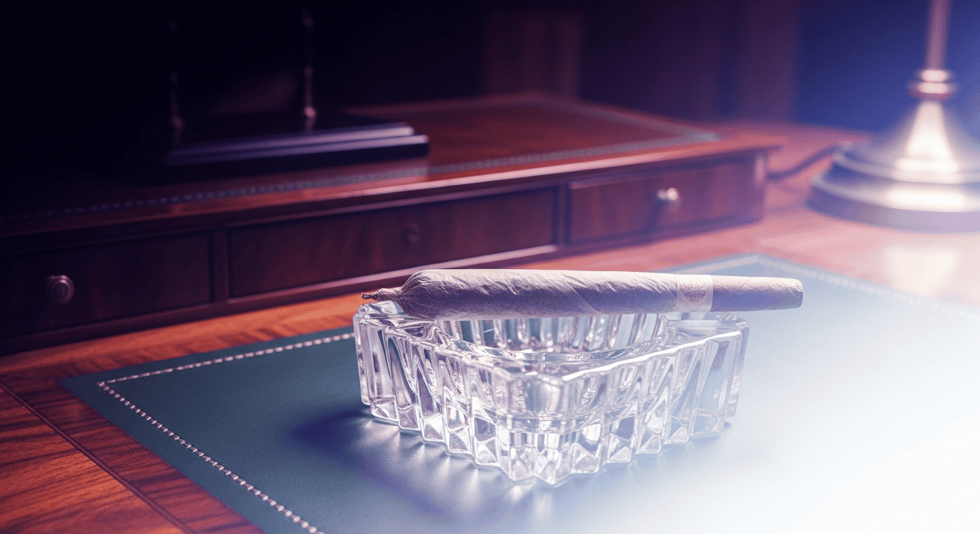 A luxury Cannabis Cigar or cannagar wrapped in real hemp leaves for a long-lasting session.