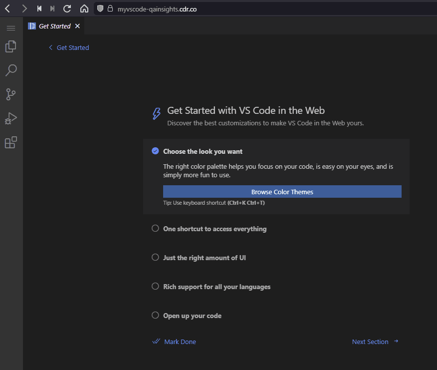 Spin VS Code for the Web in the Digital Ocean - QAInsights