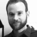 Portrait of Jeff J. from Reality Capture Experts in black and white.