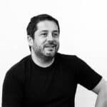 Portrait of Victor G. from Reality Capture Experts in black and white.