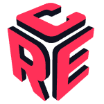 3D logo of Reality Capture Experts with bold red and black design.