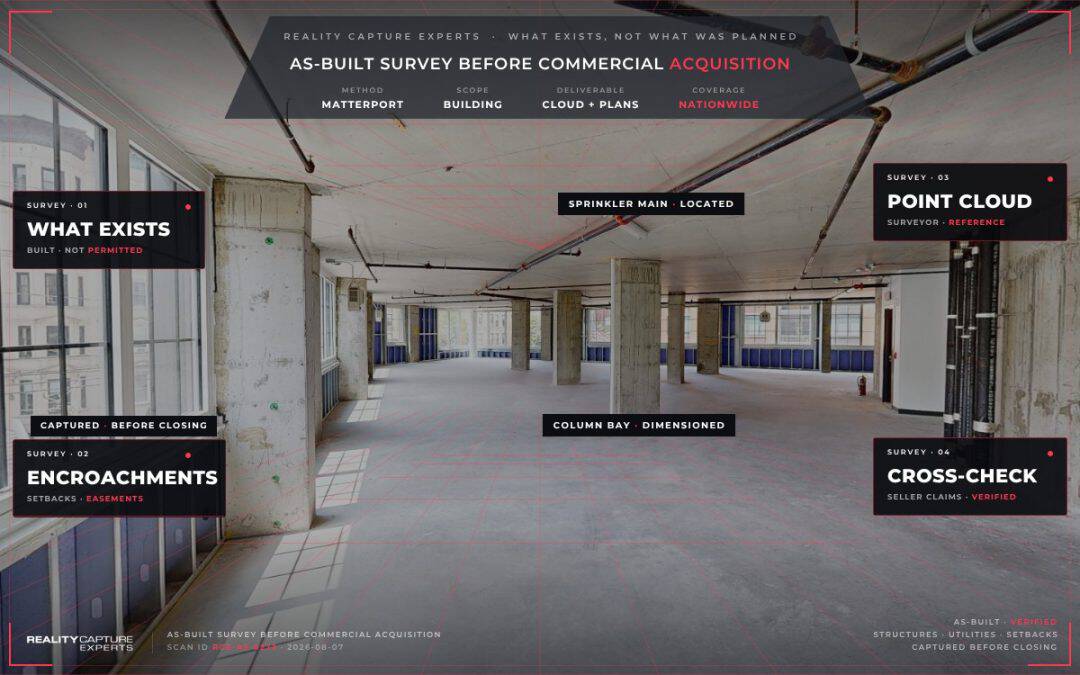 As Built Survey Before Commercial Acquisition