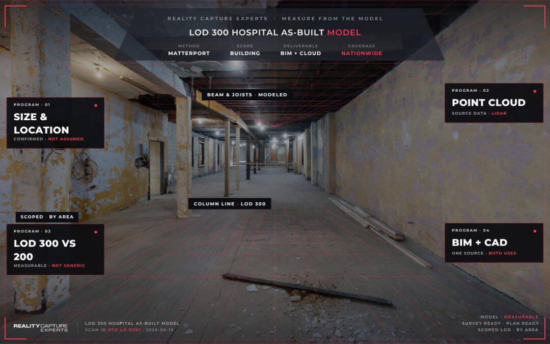 LOD 300 Hospital As Built Model