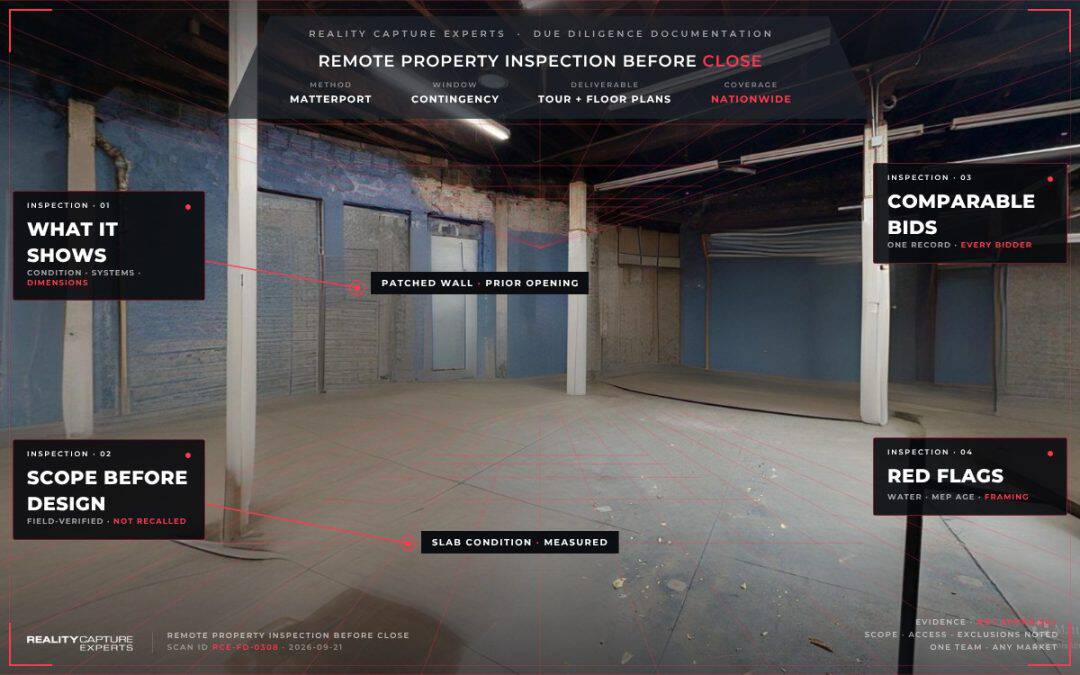 Remote Property Inspection Before Close