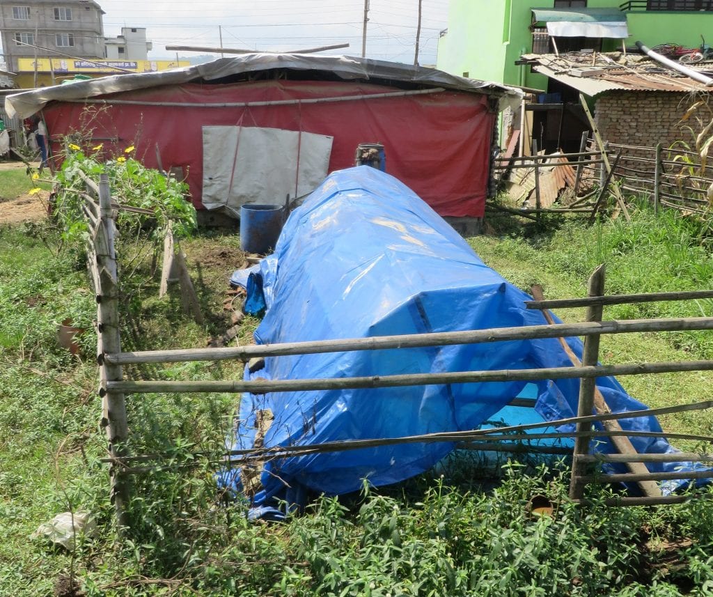 A big digester in a Nepalese community. 