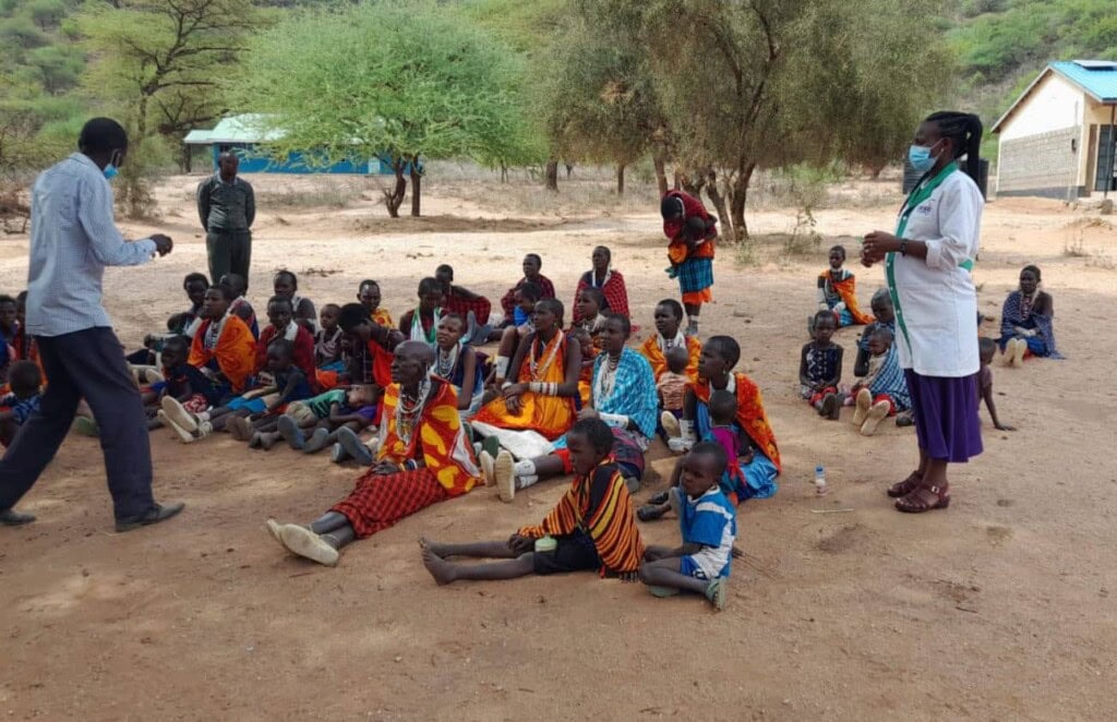 Awareness raising campaign at Torosei Clinic in Kajiado, Kenya