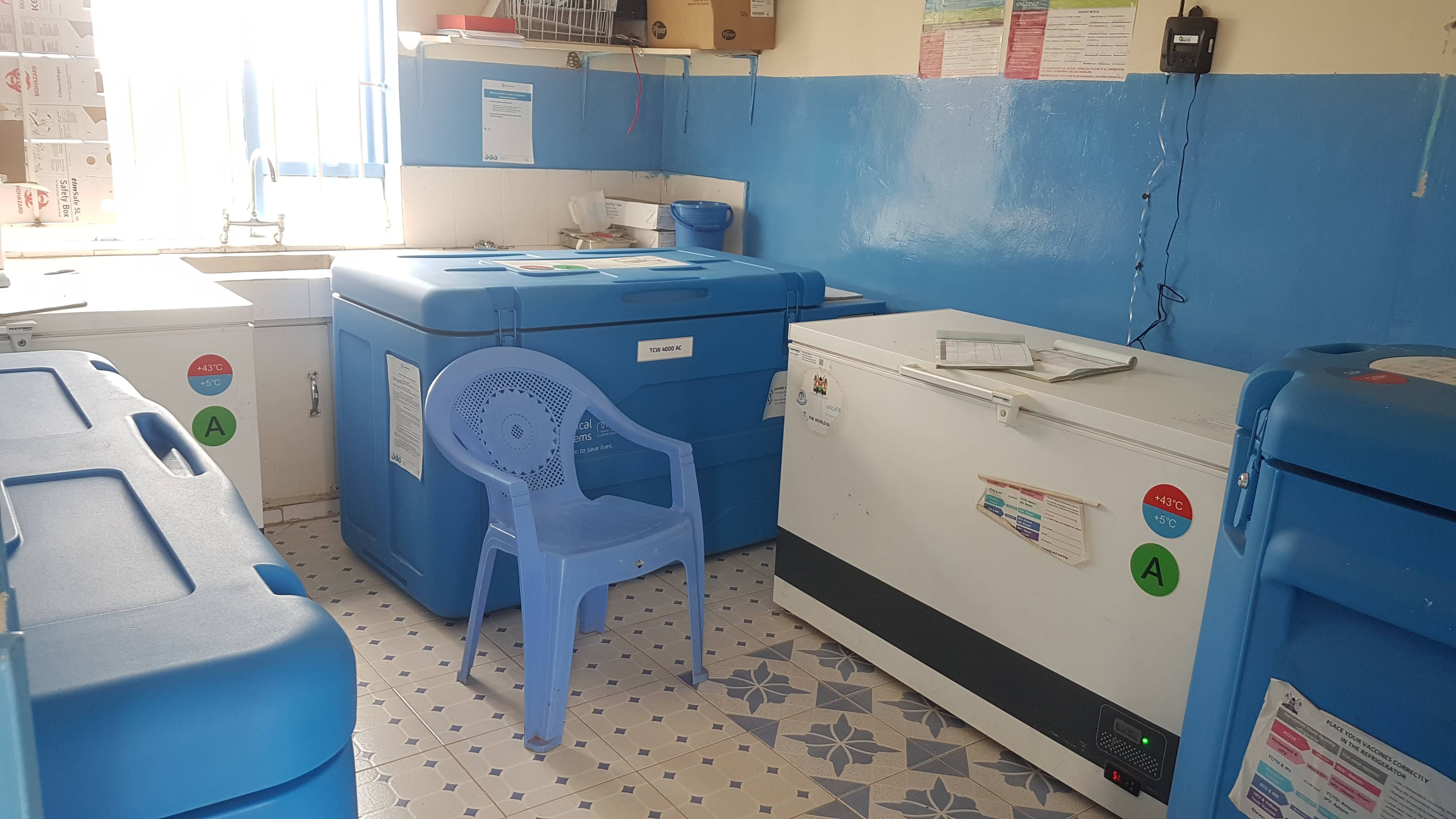 Expanded vaccine and medicine storage at Oltepesi Health Centre