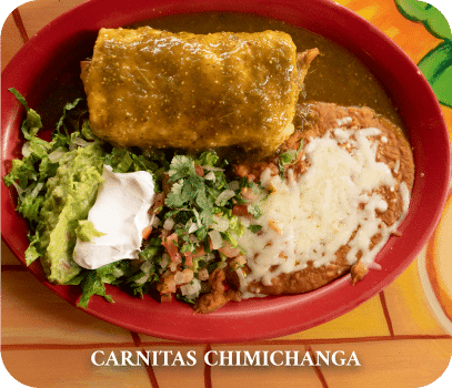 Carnitas Chimichanga