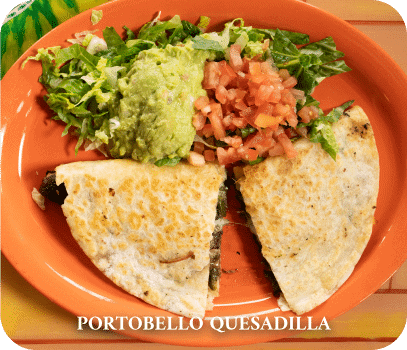 Portobello Quesadilla