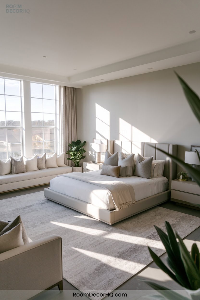 1 Maximizing Space In A Compact Master Bedroom 1