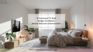 27 8 Functional TV Wall Designs For Modern Master Bedroom Entertainment