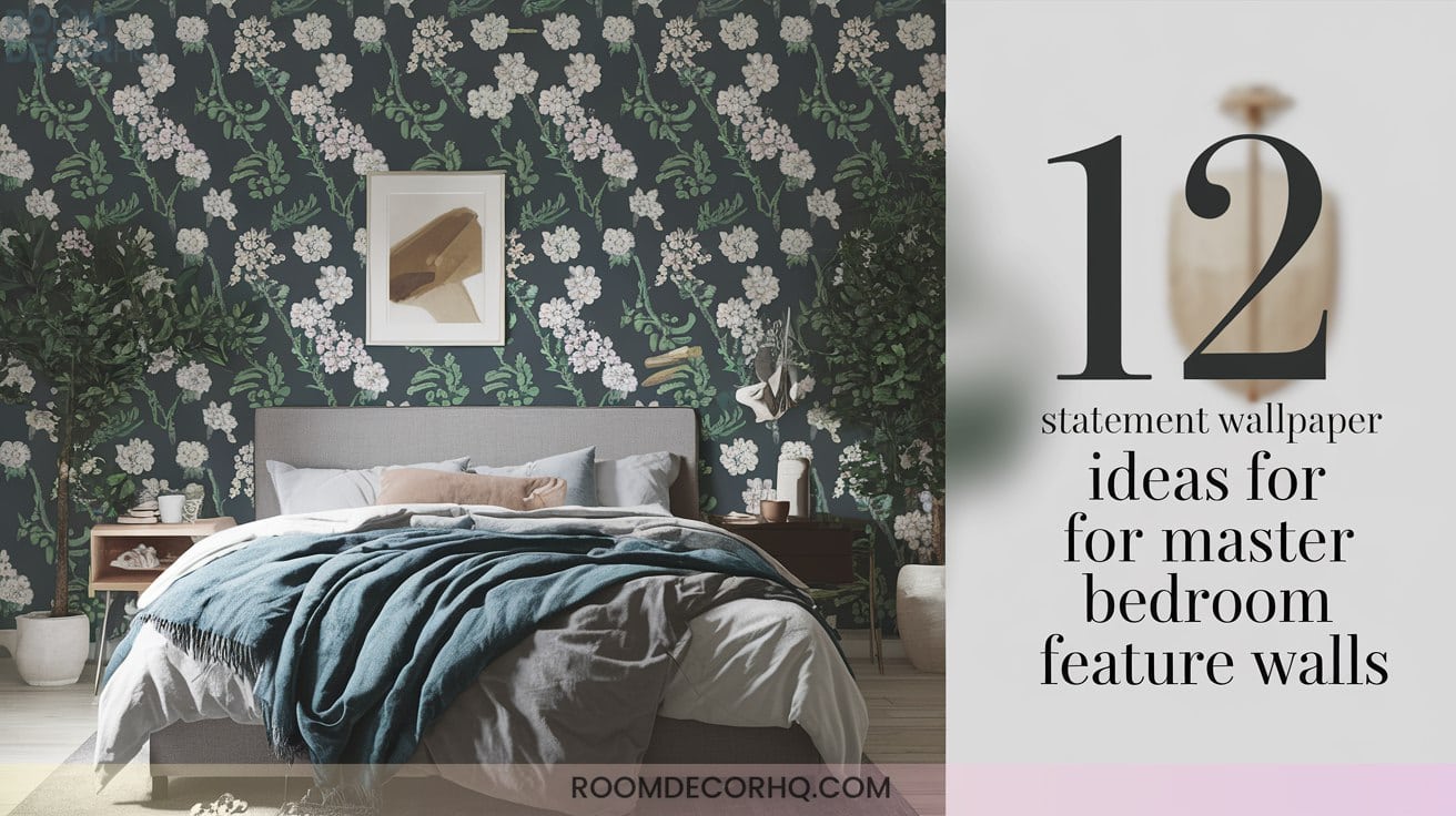 28 12 Statement Wallpaper Ideas For Master Bedroom Feature Walls