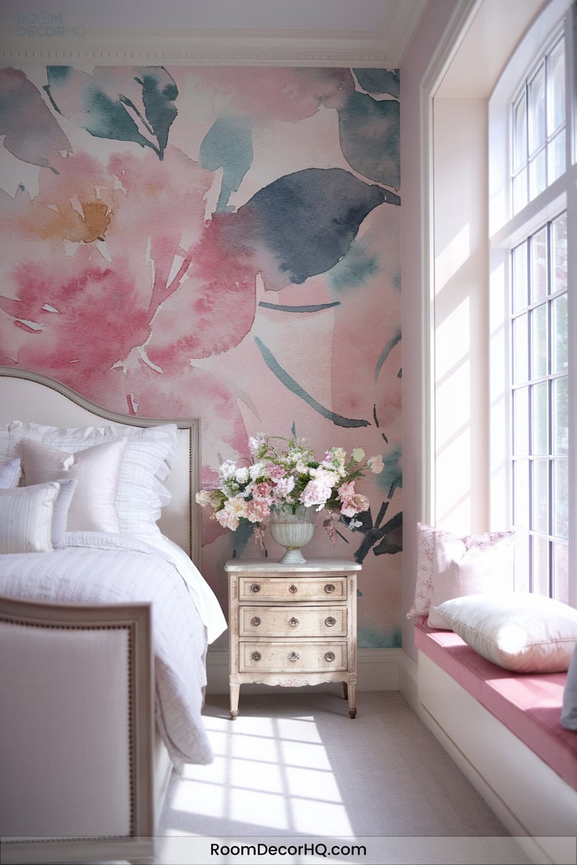 2 Watercolor Style Florals For A Dreamy Look
