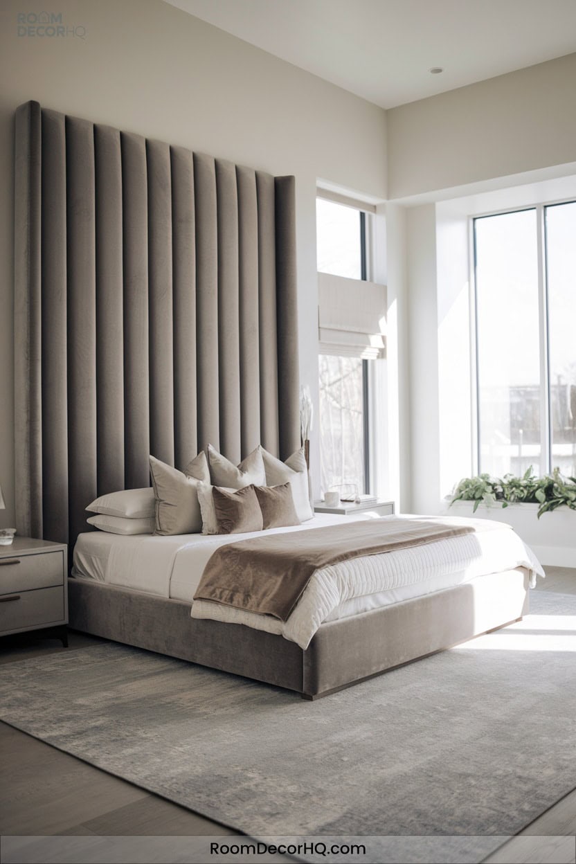 6 Dramatic Oversized Upholstered Headboards3